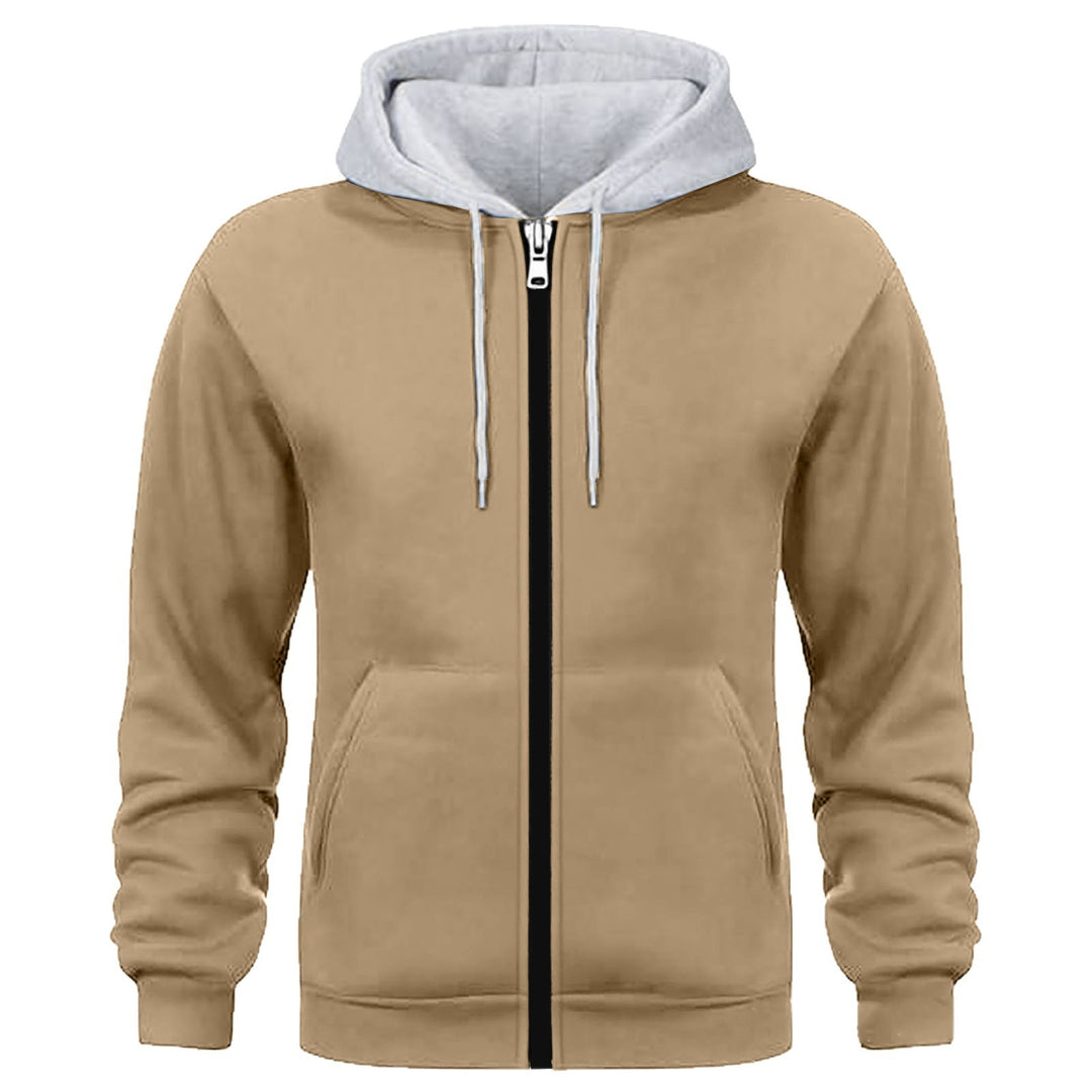 Sporty hooded jacket for men with an innovative treatment of the inner lining Lune London