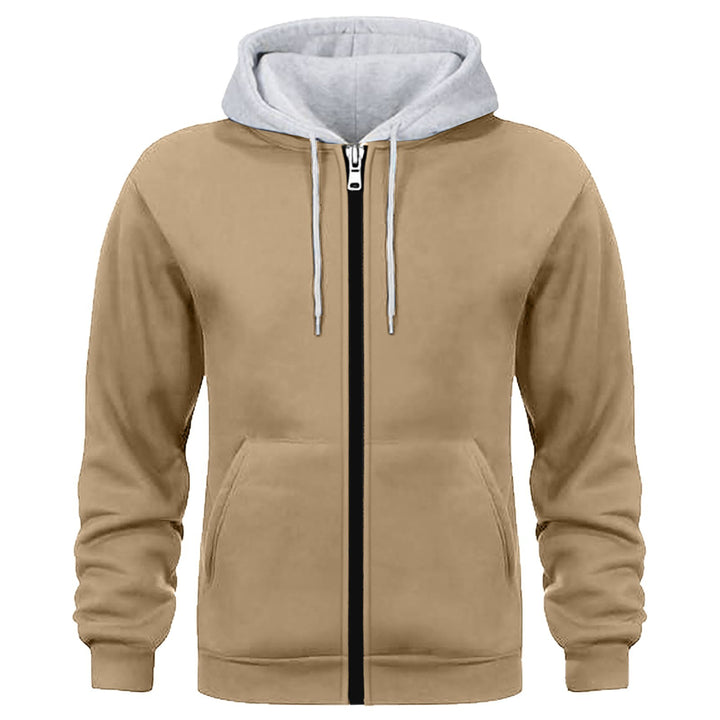 Sporty hooded jacket for men with an innovative treatment of the inner lining Lune London