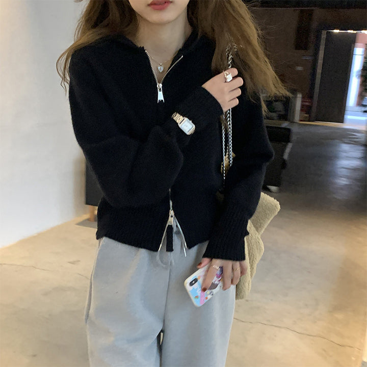 Hooded zip jacket for women Lune London