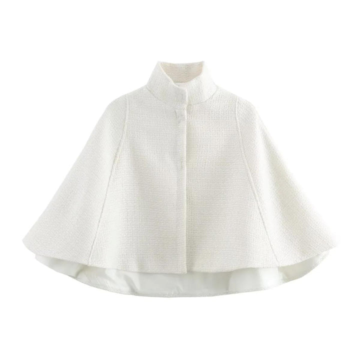Elegant coat jacket for women in structured fabric Amarae