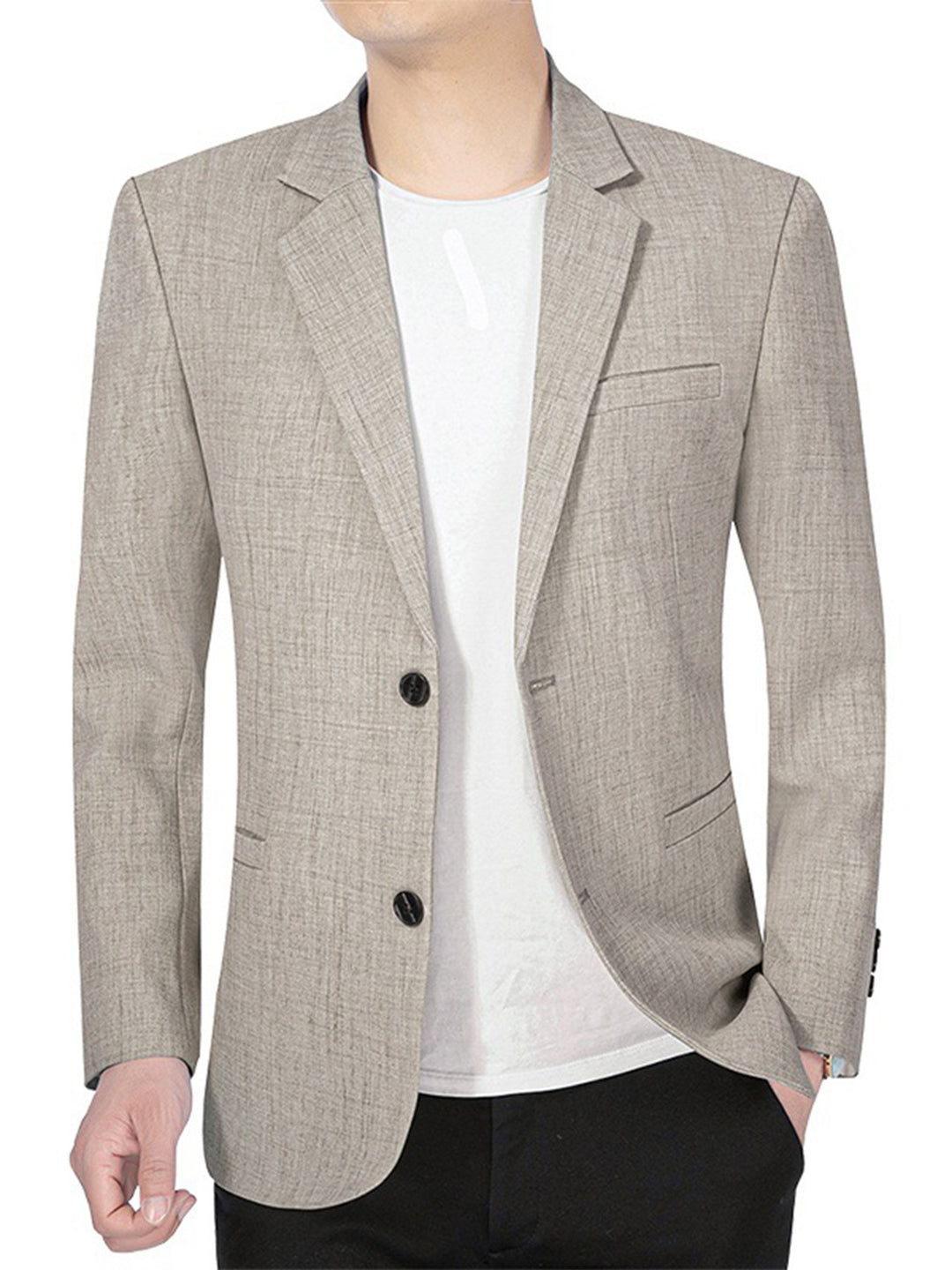 Elegant men's jacket in lightweight blend Lune London