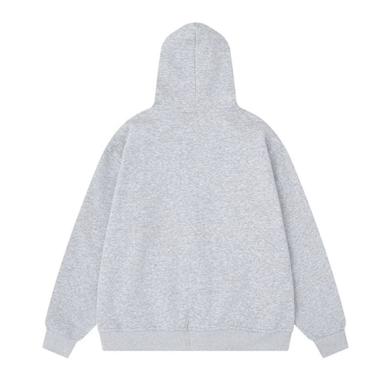 Women's hooded sweat jacket with polka dot hood lining, decorative bow, and music notes motif Amarae