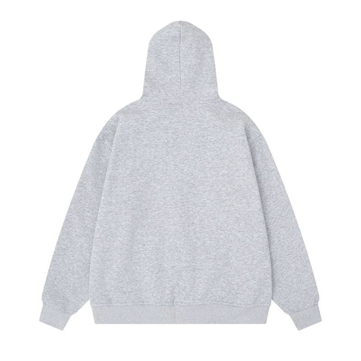 Women's hooded sweat jacket with polka dot hood lining, decorative bow, and music notes motif Amarae