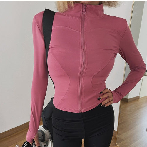 Ladies sporty jacket with full zip Chic & Stil