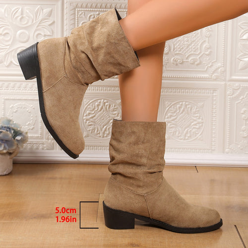 Casual design ankle boots for women and chic blurred style