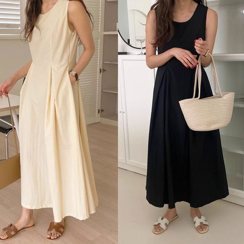 Classic A-line maxi dress for women Amarae