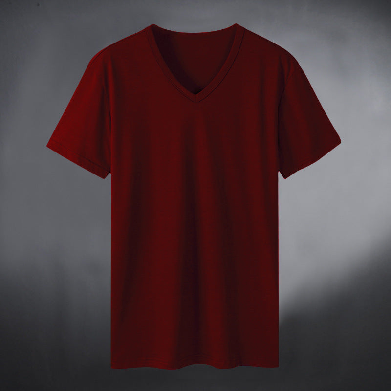 Women's V-neck T-shirt made of high-quality cotton blend Lune London