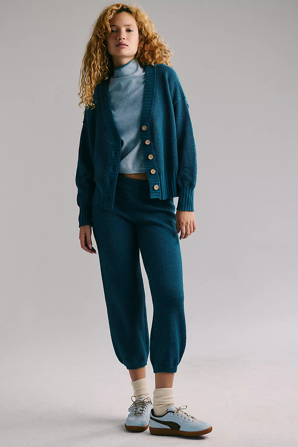 Oversized casual jacket for women with functional pockets and delicate button details Lune London