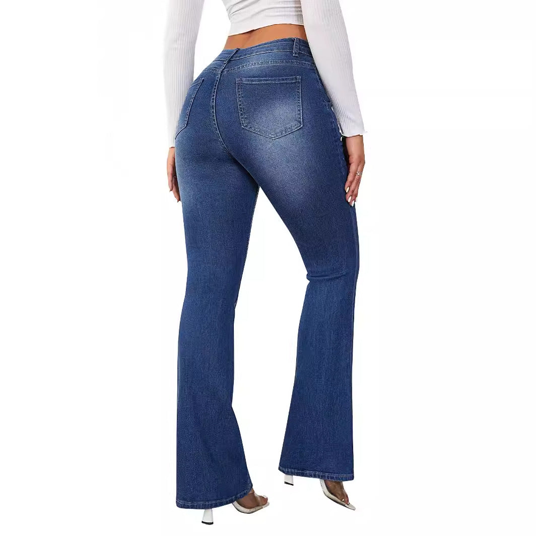 High Waist Bootcut Jeans Women Chic & Style