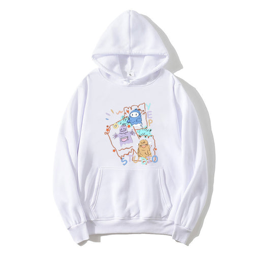 Women's hoodie with playful cartoon design Chic & Stil