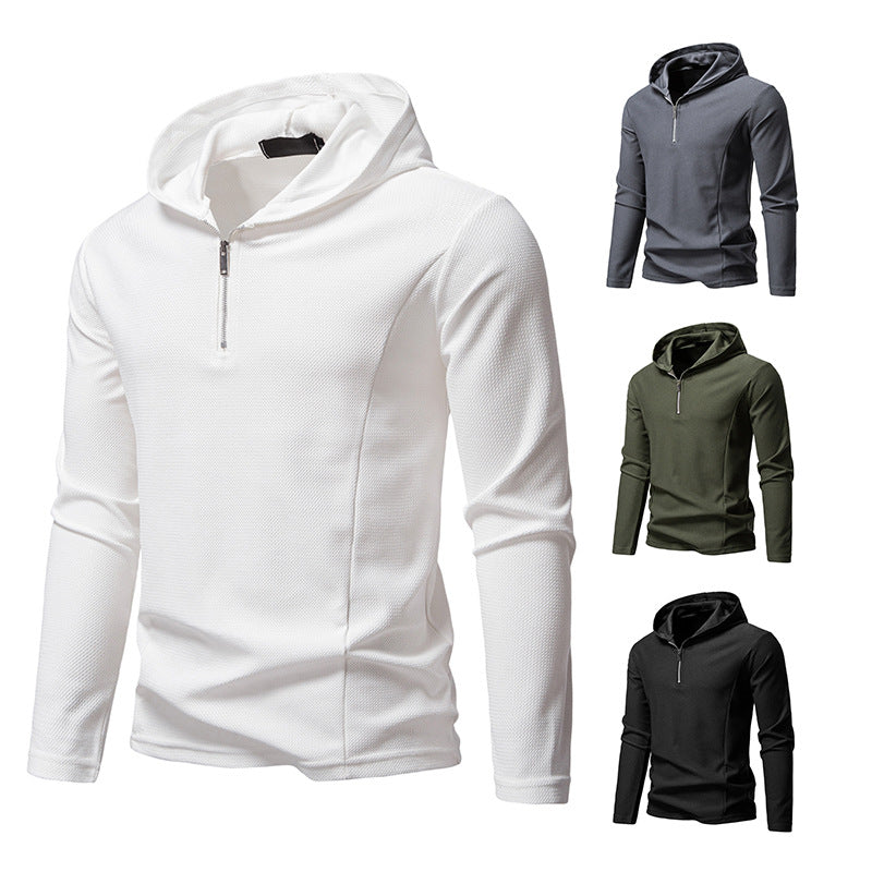 Men's functional sweater with half-zip and breathable fabric Lune London