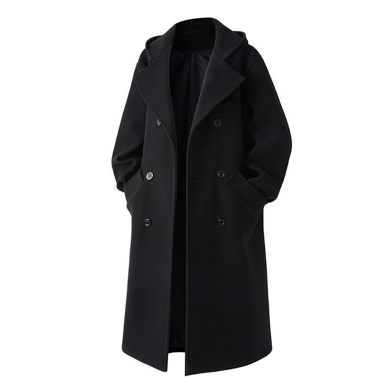 Elegant transition coat for women with double pleat collar and side pockets Lune London