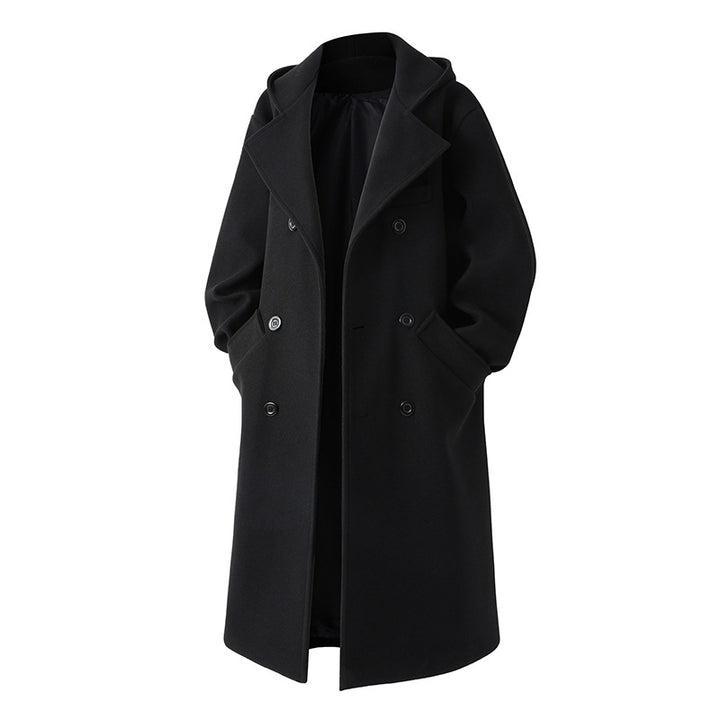 Elegant transition coat for women with double pleat collar and side pockets Lune London