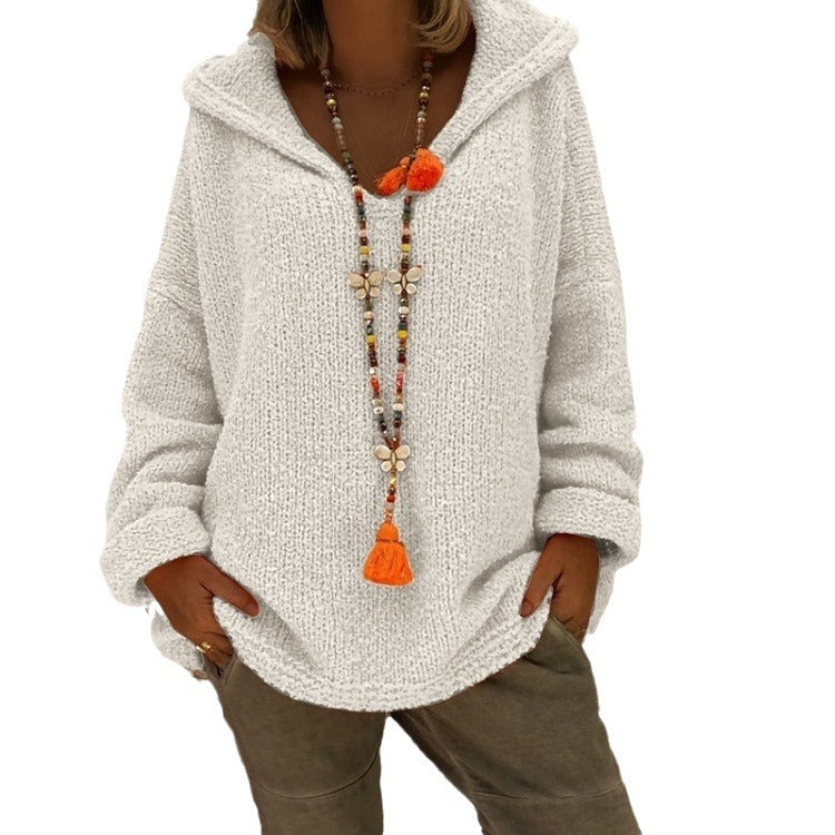 Hooded sweatshirt for women in soft material with a casual fit Lune London