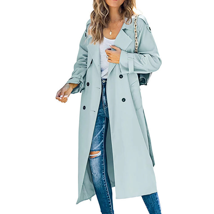Lightweight trench coat for women with belt design and stylish buttons Lune London