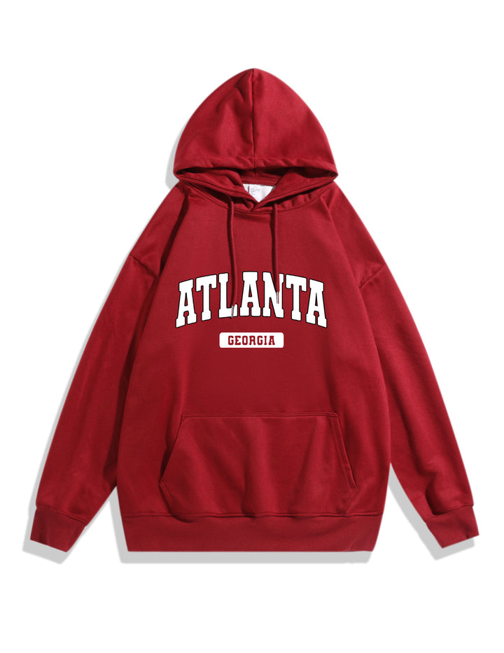 Women's hoodie with stylish Atlanta print Chic & Stil