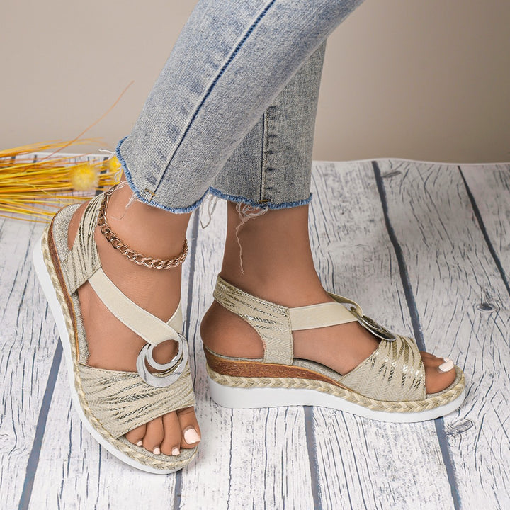 Ladies Espadrilles Wedges Stylish Lune London