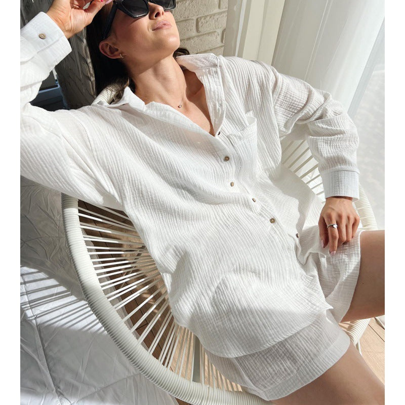 Casual women's outfit with button details and comfortable pockets Amarae
