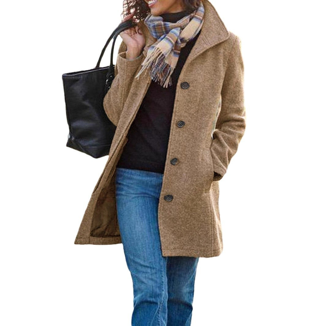 Ladies elegant wool coat Amarae