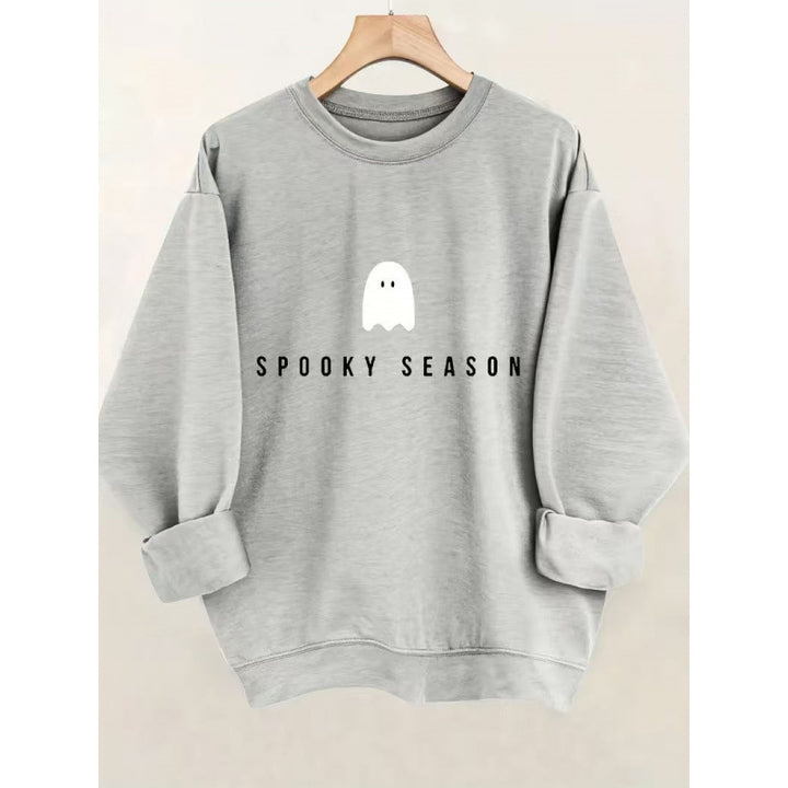 Women's sweatshirt with casual spooky design and soft inner fleece Lune London