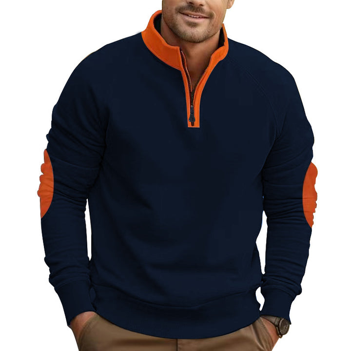 Amarae men's sporty sweater with zipper