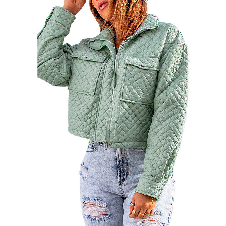 Ladies down jacket with pockets and modern cut Lune London