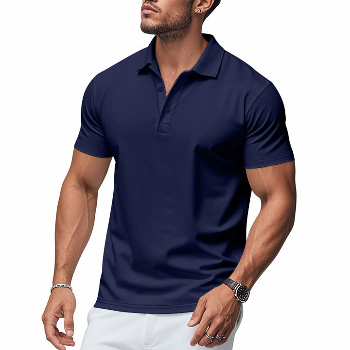 Men's polo shirt with modern quick-drying fabric and stylish fit Lune London