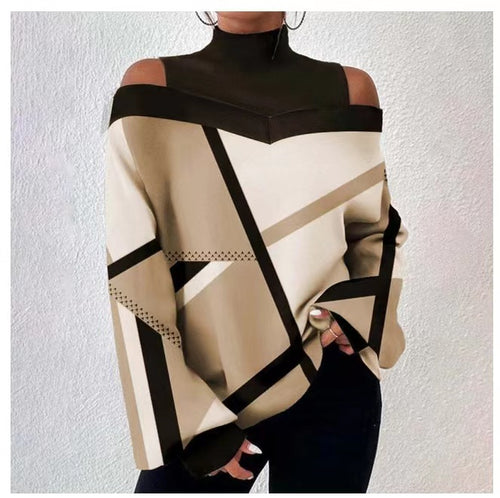 Oversized sweater for women with a trendy graphic design Amarae