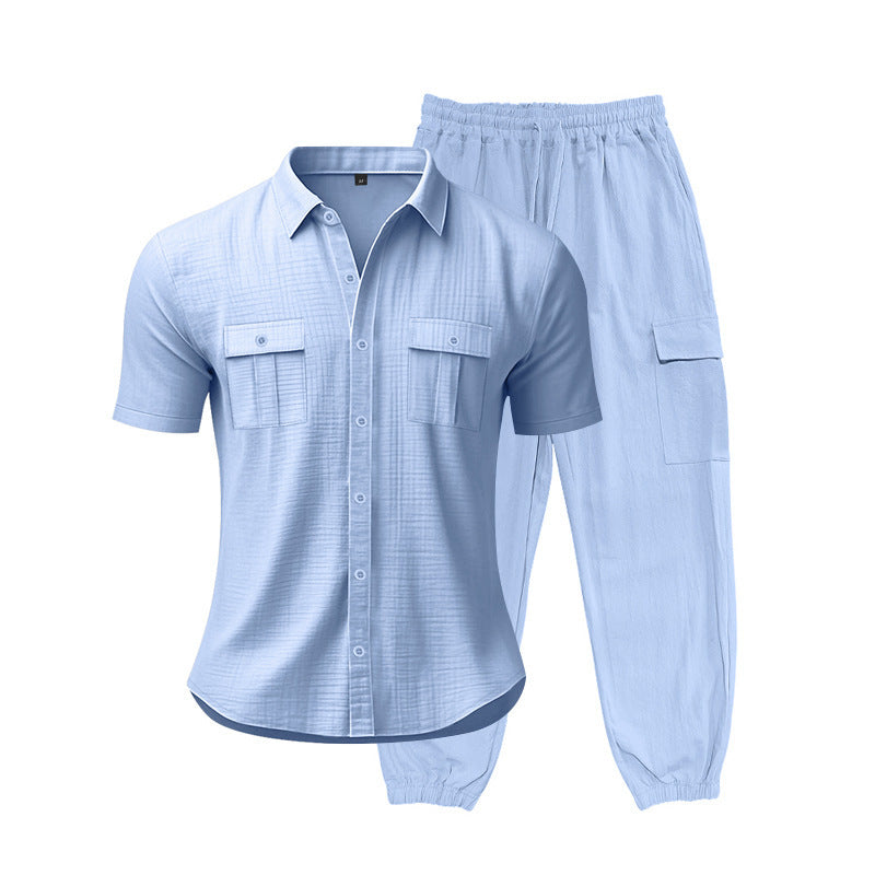 Fashionable short suit for men with practical pockets Lune London