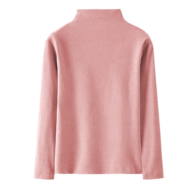 Women's long-sleeve top with high collar Chic & Stil