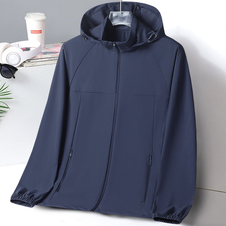 Women's Ultralight UV Protection Windbreaker with Hood and Ventilation Perforation Amarae