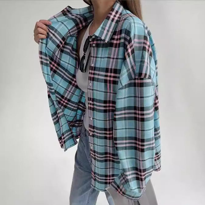 Women Checked Shirt Amarae