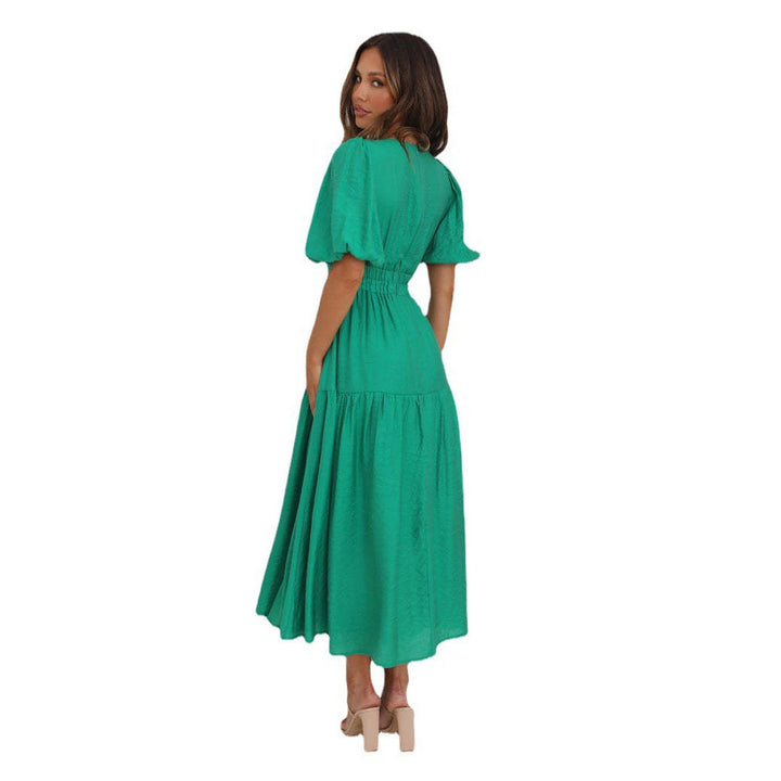 Lune London Bohemian Maxi Dress with Ruffles for Women