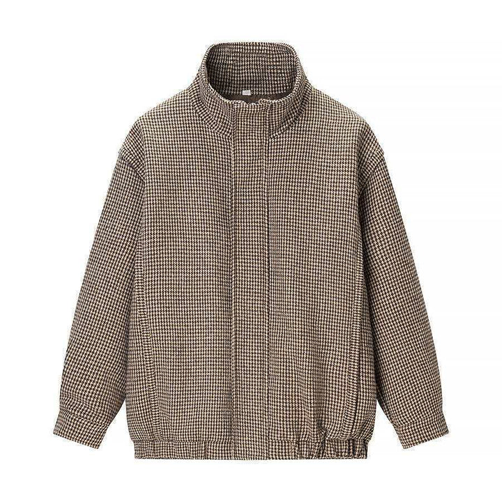 Veste de transition pour femmes avec un motif pied-de-poule moderne Chic & Stil