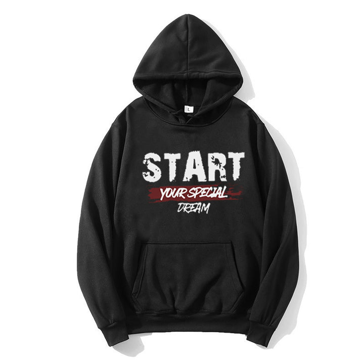 Women's hoodie with motivational lettering Chic & Stil 1772612852