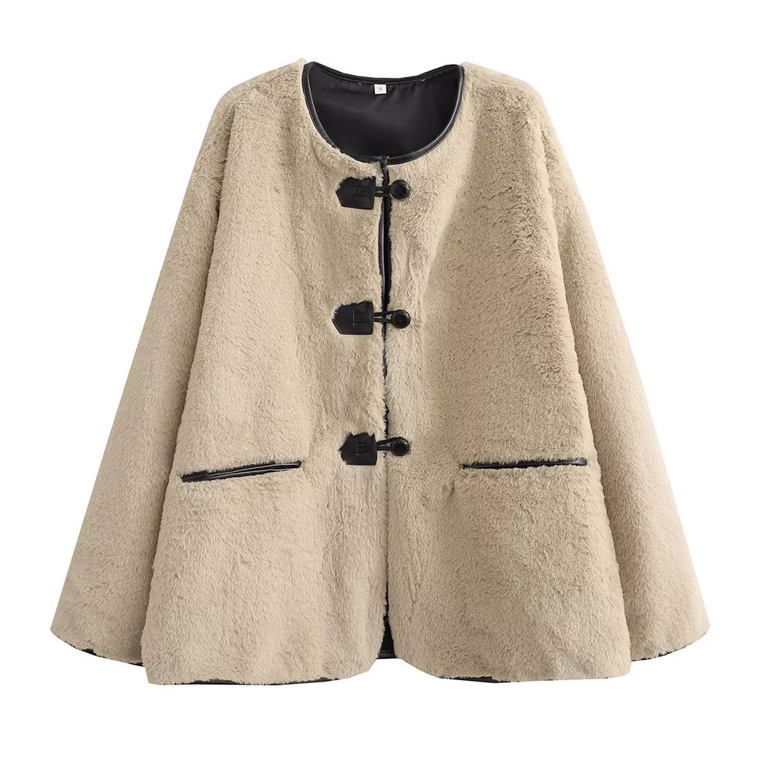 Ladies Oversized Teddy Jacket Lune London