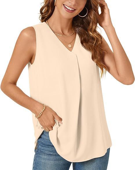 Women V-Neck Pleated Casual Top Lune London
