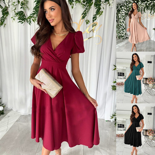 Ladies Elegant Flared Dress Amarae