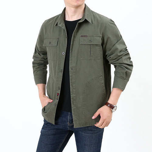 Men's utility jacket with practical pockets and functional design Amarae