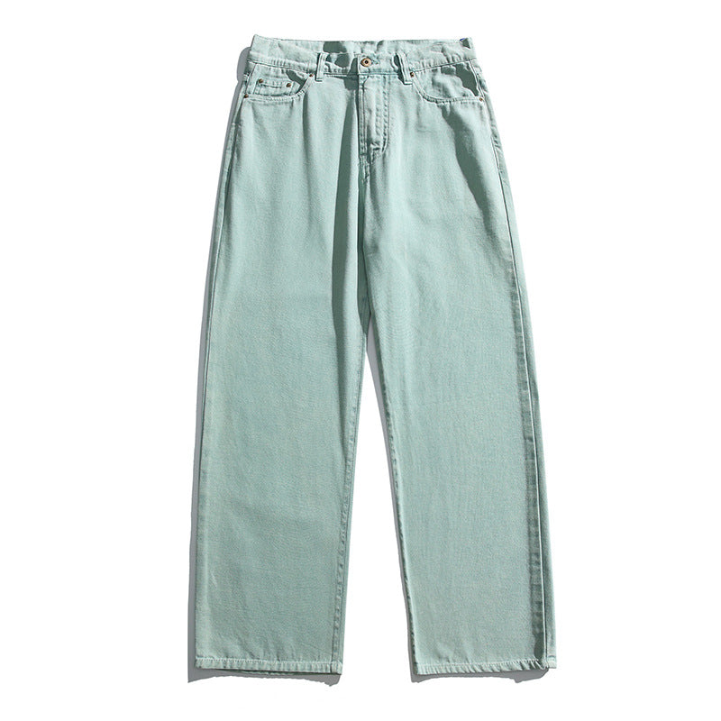 Women's jeans with high waist, straight leg and vintage wash Amarae
