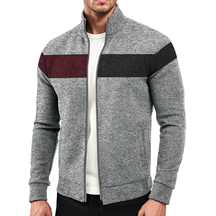 Men's sports jacket with innovative contrasting stripes Lune London