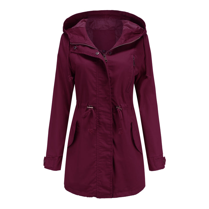 Functional jacket for women with adjustable waist and zipper Lune London