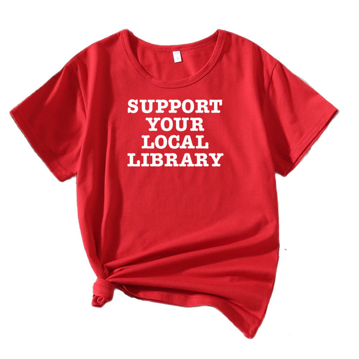 Ladies Leisure Literary Support T-shirt Lune London