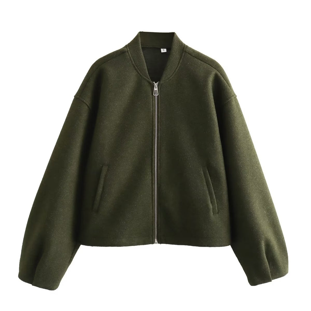 Casual bomber jacket for women with practical pockets and modern cut Lune London