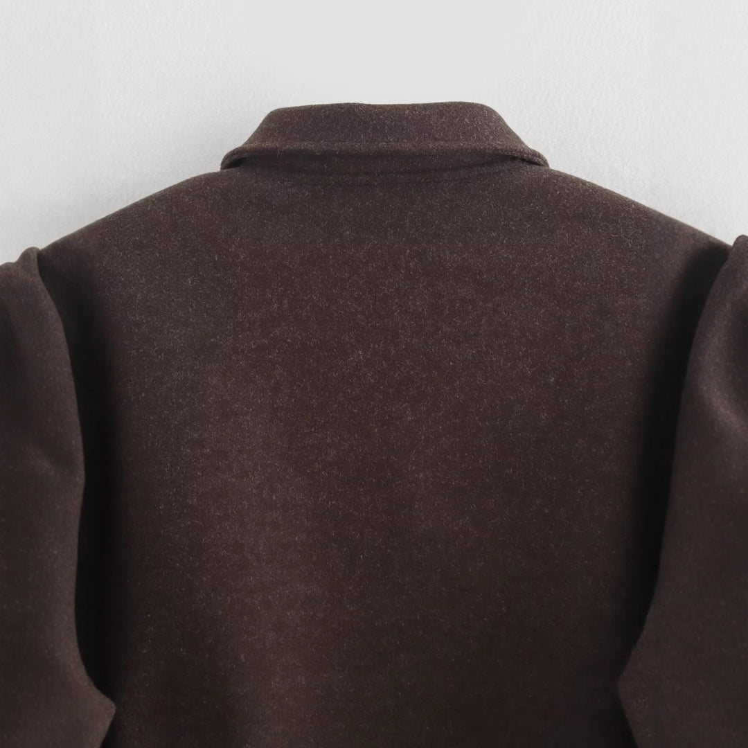 Casual polar jacket for women with high collar and inner pockets Lune London