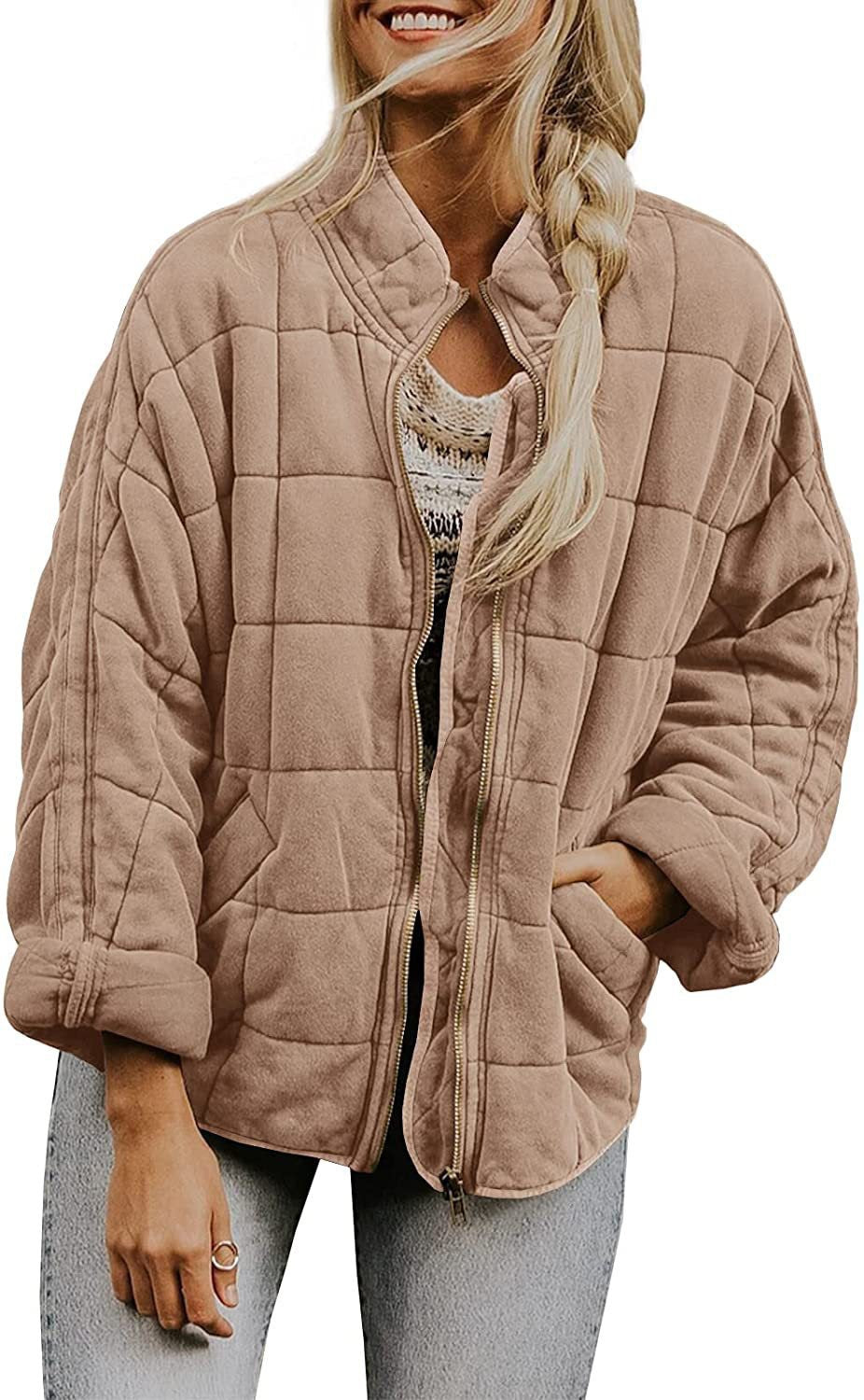 Ladies plus size quilted jacket Lune London