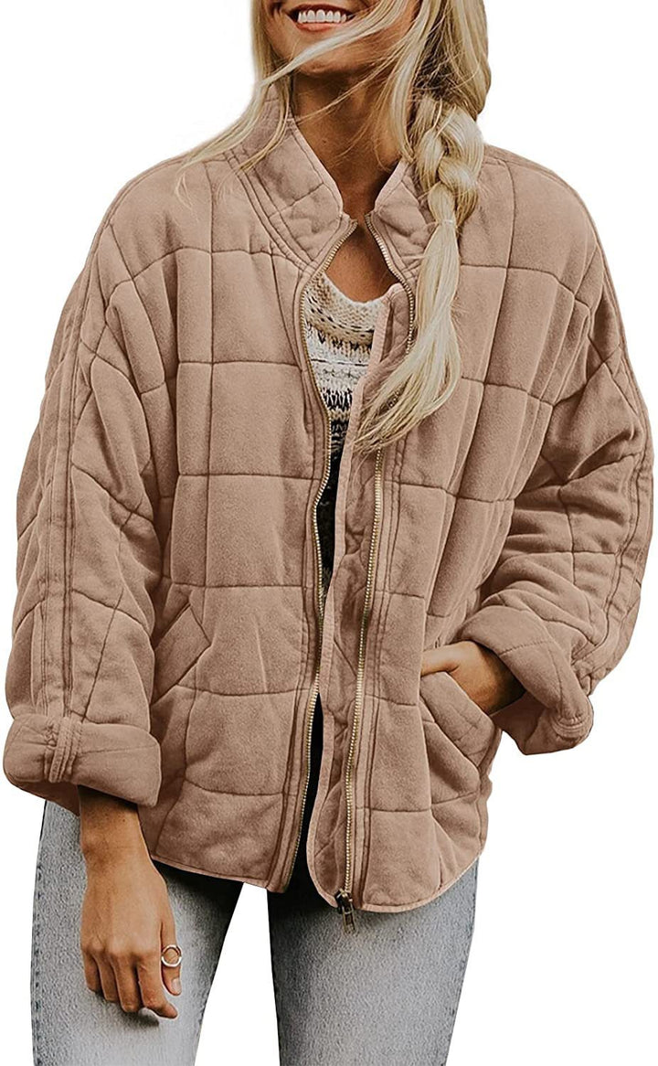 Ladies plus size quilted jacket Lune London