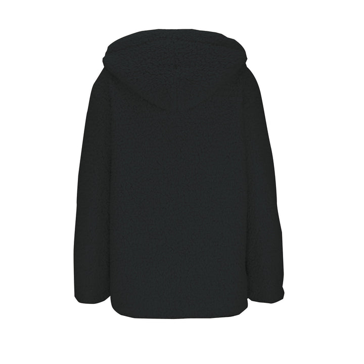 Ladies cozy fleece jacket with hood and practical pockets Lune London