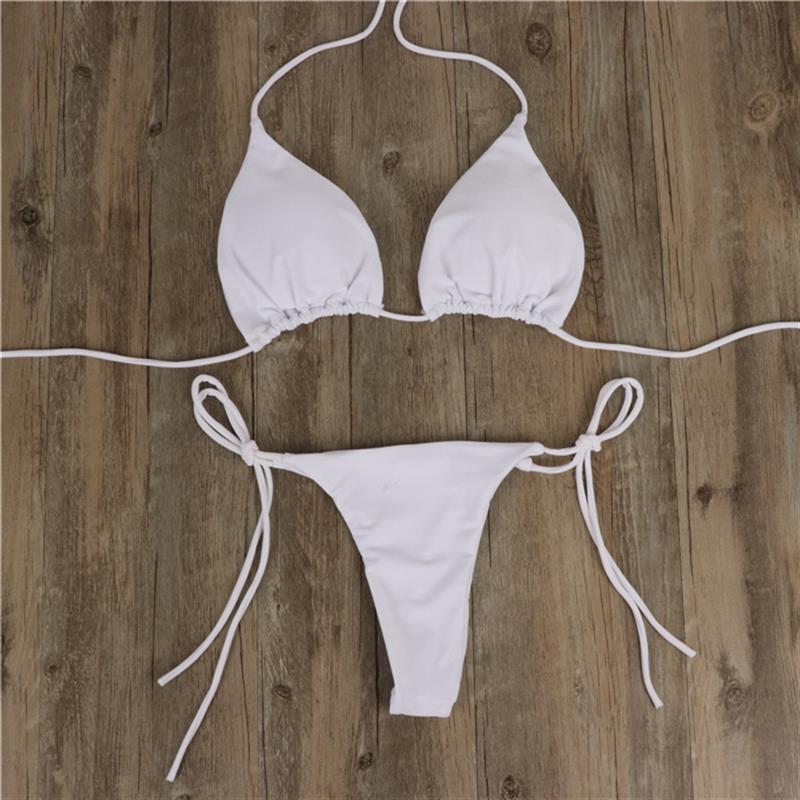 Women's bikini set with adjustable straps and minimalist design Lune London