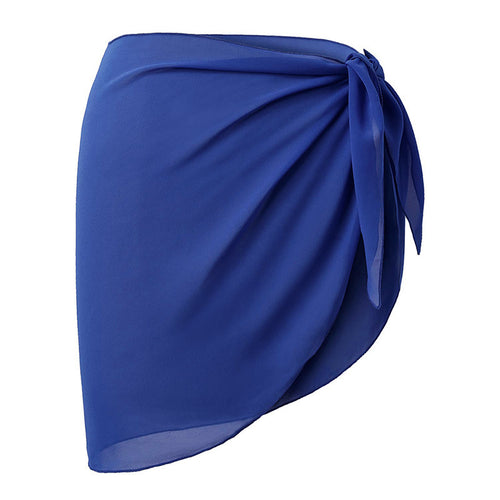Wrap skirt for women with tie detail and flowing fabric Amarae